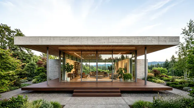 Luxury minimalist architecture villa